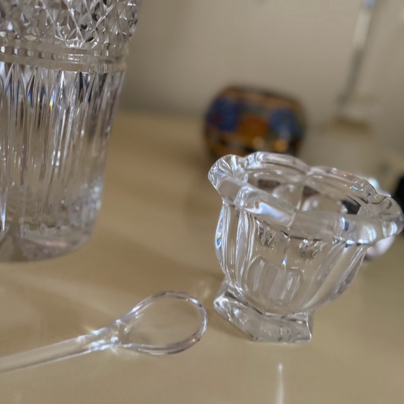 Baccarat Other - Baccarat Crystal Jam Jar w Matching Baccarat spoon.. Heightens any 🏡 aesthetic